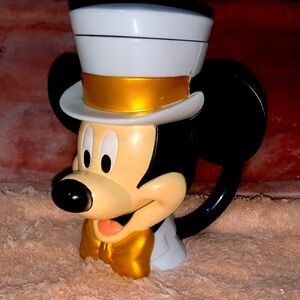 2018 Disney On Ice Exclusive Mickey Mouse Cup W/ Top Hat Lid Licensed